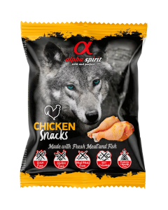 Alpha Spirit Chicken Snack (hundegodbidder m. Kylling) - 50 g.