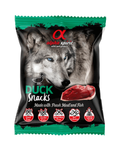Alpha Spirit Duck Snack (hundegodbidder m. And) - 50 g.