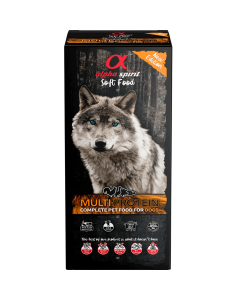 Alpha Spirit Semi-moist Multiprotein hundefoder - 9 kg. (45x200 g.)