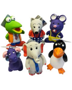 Forskellige Latex Dyr - 6,5 - 9 cm.