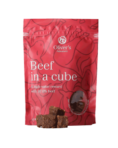 Oliver's Signature Beef in a cube (Okse) hundegodbid