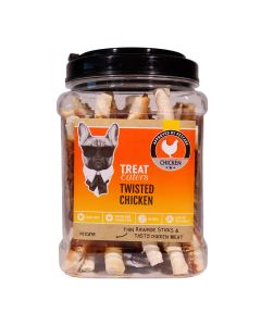 Treat Eaters - Twisted Chicken (Okse råhud m. kyllingekød) - 400 g. (BBD 20.06.2026)
