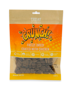 Treat Eaters Crunchers Chicken (hundegodbid m. frysetørret Kylling) - 150 g.