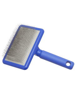 Plush Puppy - Blå Stor blød hundekarte m. lange tænder