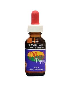 Plush Puppy Travel Well Flower Essence drops (køresygedråber)