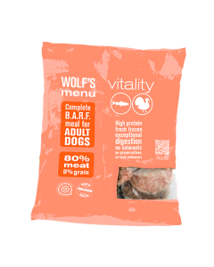 Wolf's Menu Vitality - 800 g. (Kan kun afhentes i Hillerød)