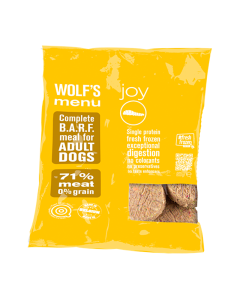 Wolf's Menu Joy - 800 g. (Kan kun afhentes i Hillerød)