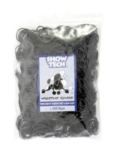Show Tech Wrap elastik - Sort - 1000 stk.