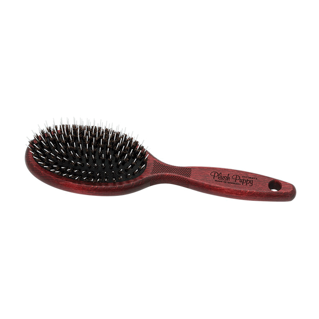 Plush Puppy - Ultimate Anti-Static Porcupine Brush - hundebørste m. vildsvinehår/dialon