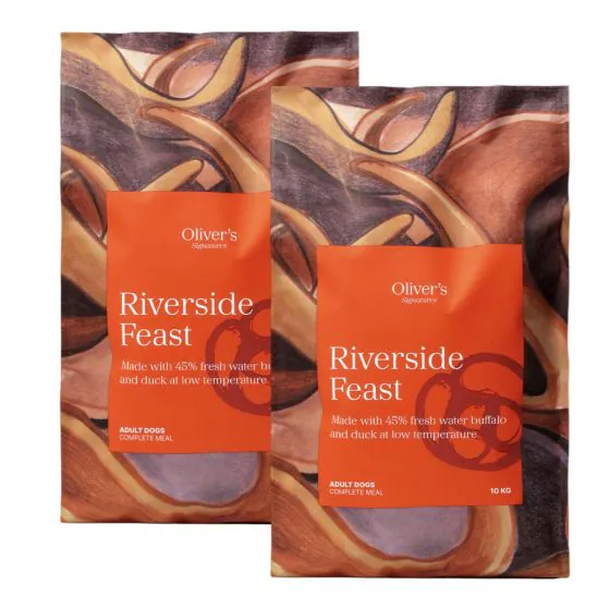 Oliver's Signature Riverside Feast Hundefoder - 2 x 10 kg.