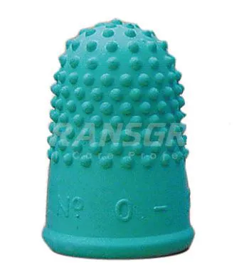 Gummi fingerbøl - small (grøn)