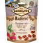 Carnilove Crunchy Mackerel w. Raspberries - Knasende hundegodbidder m. Makrel & Hindbær