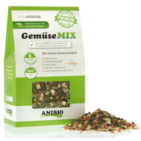 Anibio - Grøntsagsmix til hunde - 1 kg.