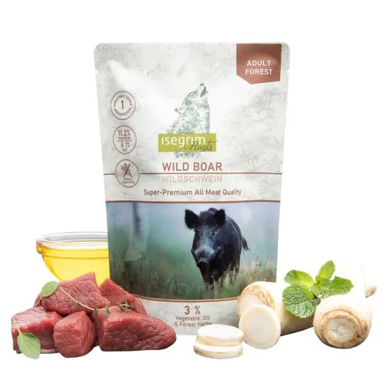 ISEGRIM våd foder, WILD BOAR (Vildsvin)