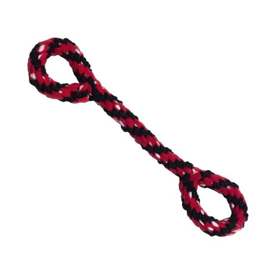 KONG Signature Double Tug Flerfarvet - 59cm - aktivitetslegetøj