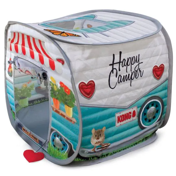 Kong Happy Camper Legetelt - katteaktivering