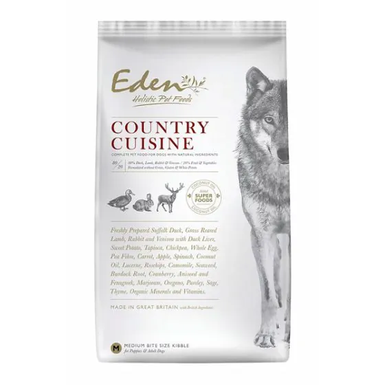 Eden 80/20 Country Cuisine | Voksen tørfoder | S | 6 kg.