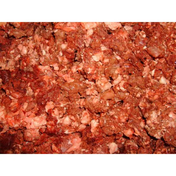 Kragborg - Hakkede Oksehjerter  - 5 kg. (denne vare kan kun afhentes i Hillerød)