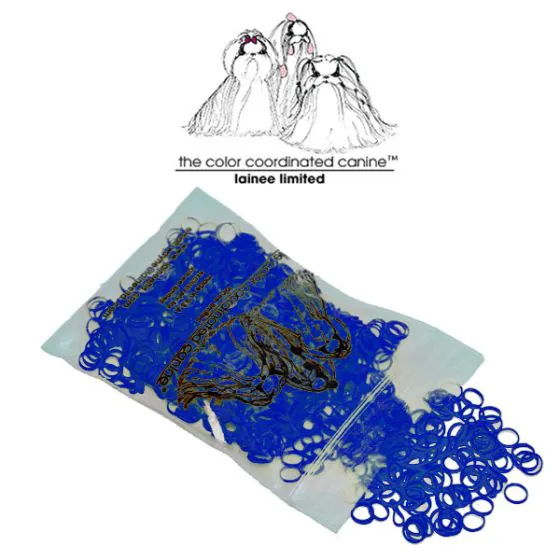 Lainee Topelastik Saphir Blå - 8 mm. 