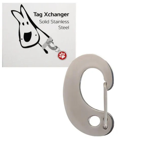 Red Dingo - ID Tag X-changer, sølv