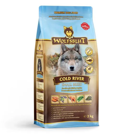 Wolfsblut Cold River - Ørred, Small 2 Kg. (Hundefoder små racer)