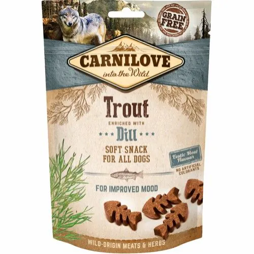 Carnilove Trout w. Dill - Semi Moist hundegodbidder m. Ørred & Dild