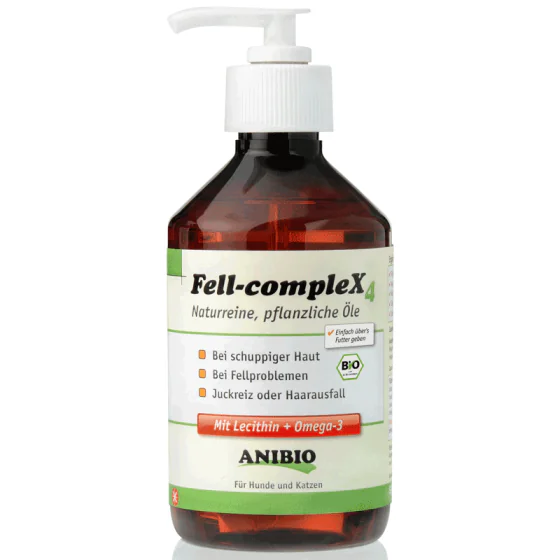 ANIBIO Fell-complex 4 for sund hud og skinnede pels - 300 ml.