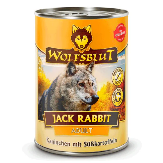 Wolfsblut - Jack Rabbit ( Kanin) - vådfoder til hund - 395 g.