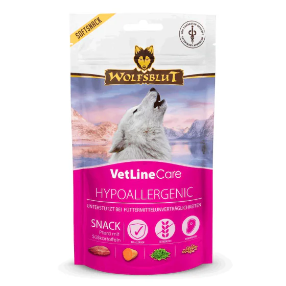 Wolfsblut VetLine Care - Hypoallergenic Soft snack (Hundegodbid med hest)