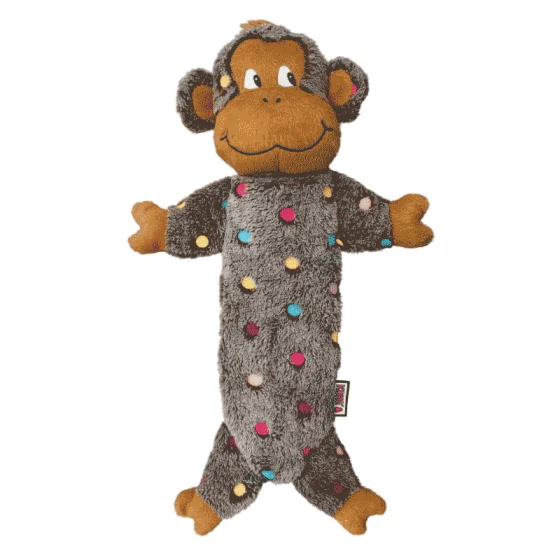 Kong Low Stuff speckles Monkey hundelegetøj (Abe)