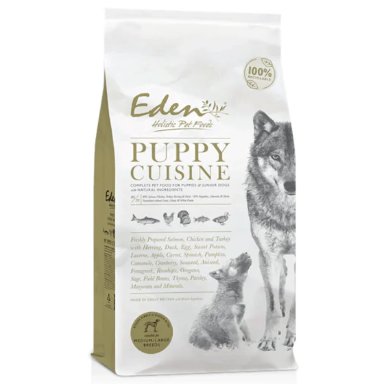 Eden 80/20 Puppy Cuisine | Small/Tiny | Hvalpe tørfoder | 2 kg.