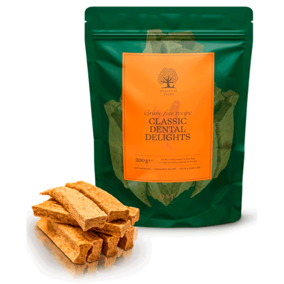 Essential Foods Classic Dental Delights (kornfri tandrensere til hund)