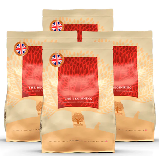 ESSENTIAL HVALPEFODER - THE BEGINNING Small Size - 4 x 2,5 kg. (UK)