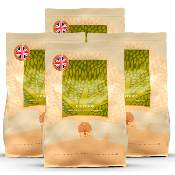 ESSENTIAL HUNDEFODER CONTOUR Small Size - 4 x 2,5 kg. (UK)