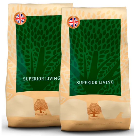 ESSENTIAL HUNDEFODER - SUPERIOR LIVING 10 kg. - STORKØB (UK) 