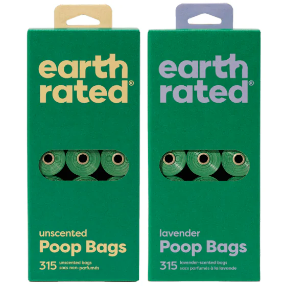Earth Rated Hundeposer - 315 stk. (2 duft varianter)