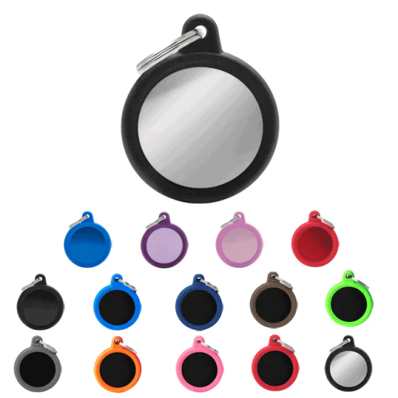 My Family Hundetegn Hushtag, Rundt m. gummi