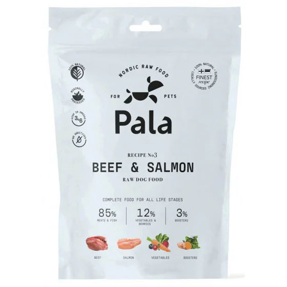 Pala Recipe no. 3 - Beef & Salmon (Okse & laks) - 400 g.