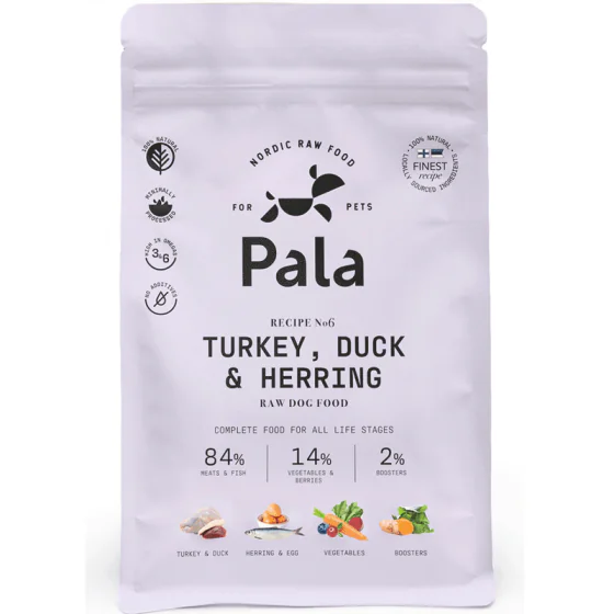  Pala Recipe no. 6 - Turkey, Duck & Herring (Kalkun, and og sild) - 100 g.