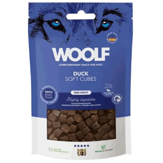 Woolf Soft Cubes - Duck (hundegodbidder m. and)