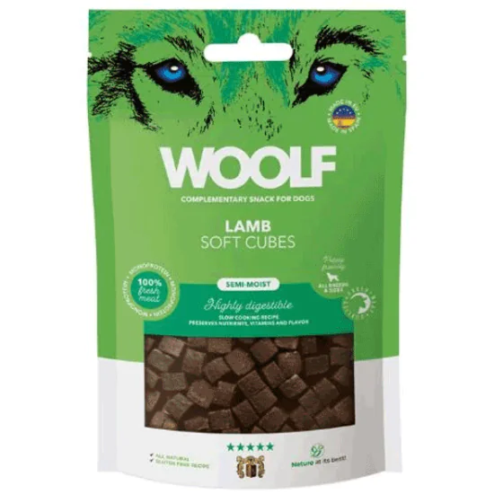 Woolf Soft Cubes - Lamb (hundegodbidder m. lam)