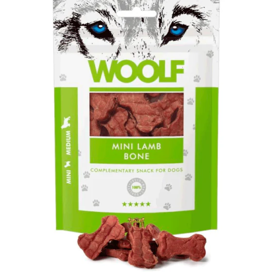 Woolf Mini Lamb Bone (hundegodbidder m. lam)