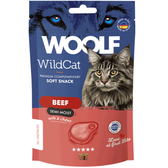 Woolf WildCat kattegodbid - Beef (Okse)