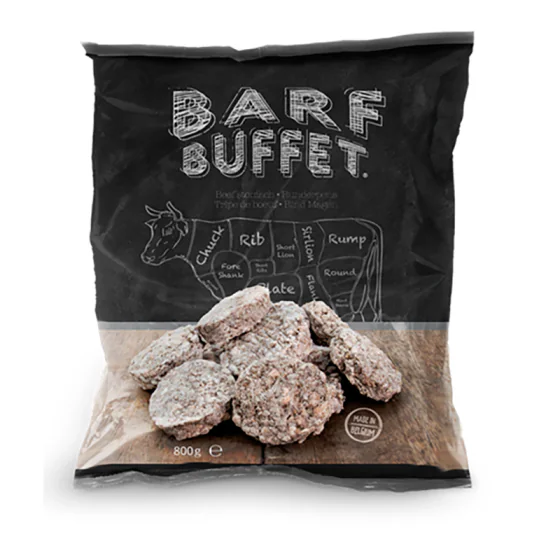 BARF Buffet - Oksekallun - 800 g. (Kan kun afhentes i Hillerød)
