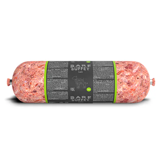 BARF Buffet Lamb Sausage (Lam) - 1 kg. (Kan kun afhentes i Hillerød)