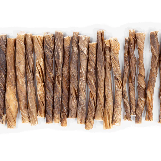 Snack'it Kalveblære Snoet - 200 g. (Hundegodbidder med kalv)