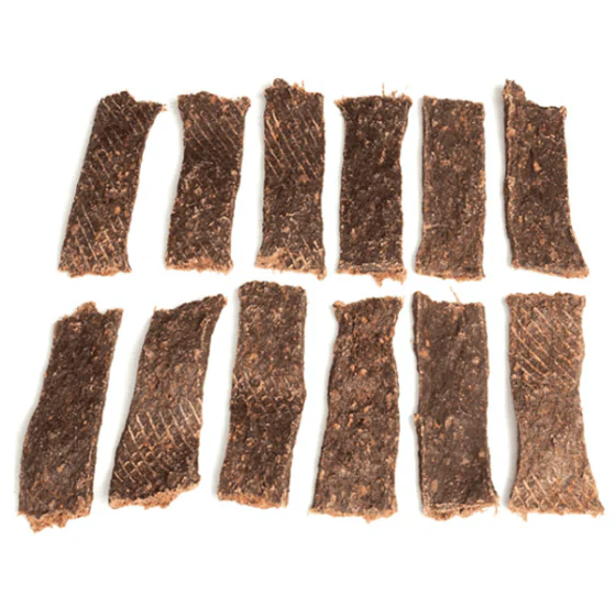 Snack'it Vildsvinekødstrips - 200 g. (Hundegodbid med vildsvin)