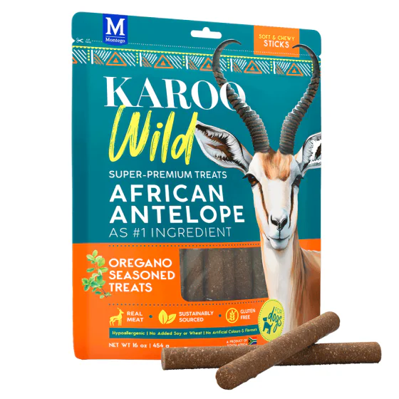 Karoo Wild - Sticks m. oregano (godbidder til hund) - 454 g.