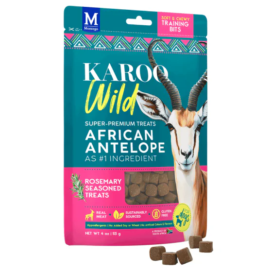 Karoo Wild - Træningsgodbidder m. rosmarin til hund - 113 g.