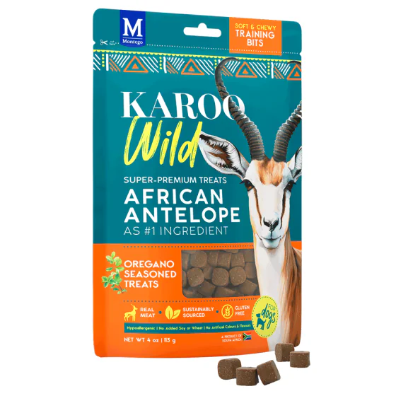 Karoo Wild - Træningsgodbidder m. oregano til hund - 113 g.
